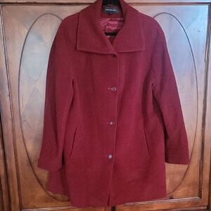 Jones New York Red Wool Coat